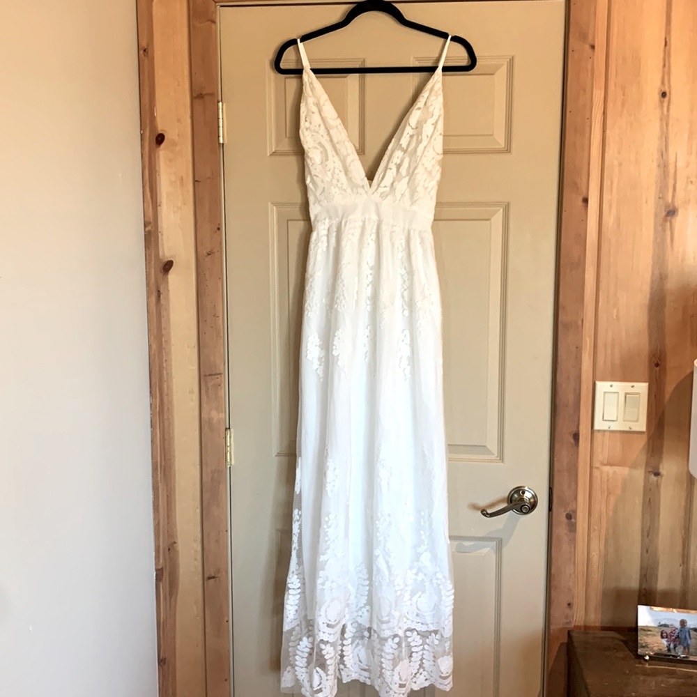Ivory Lace Dress Size XL